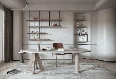 侘寂书房3D模型下载